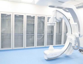 hospital CT scanner room storage