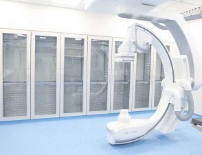 hospital CT scanner room storage